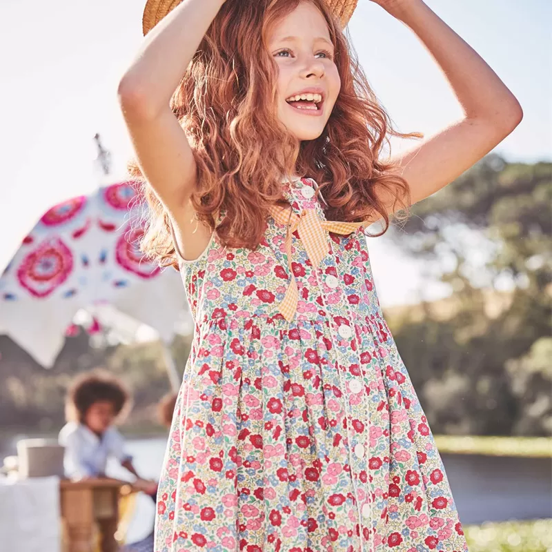 kids cotton dress girl summer dress