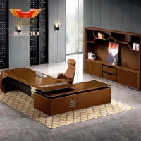 Leather Office Table Executive Desk