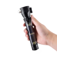 Solar USB rechargeable torch lights