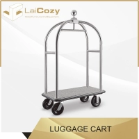 Stainless steel Hotel Luggage cart