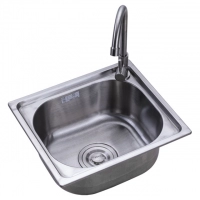 stainless steel oval single kitchen sink